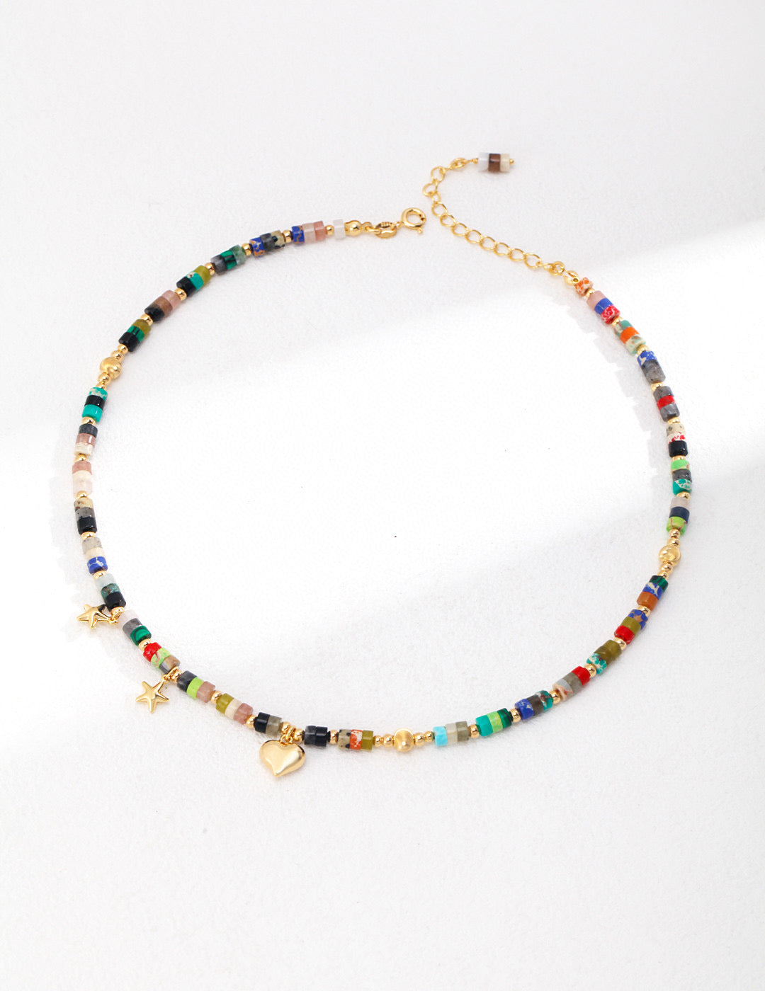 COLORED STONE NECKLACE