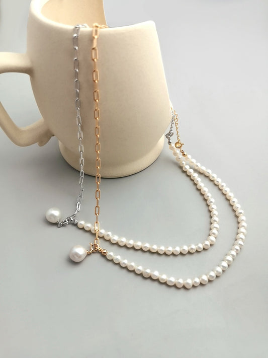 FRENCH BAROQUE PEARL NECKLACE