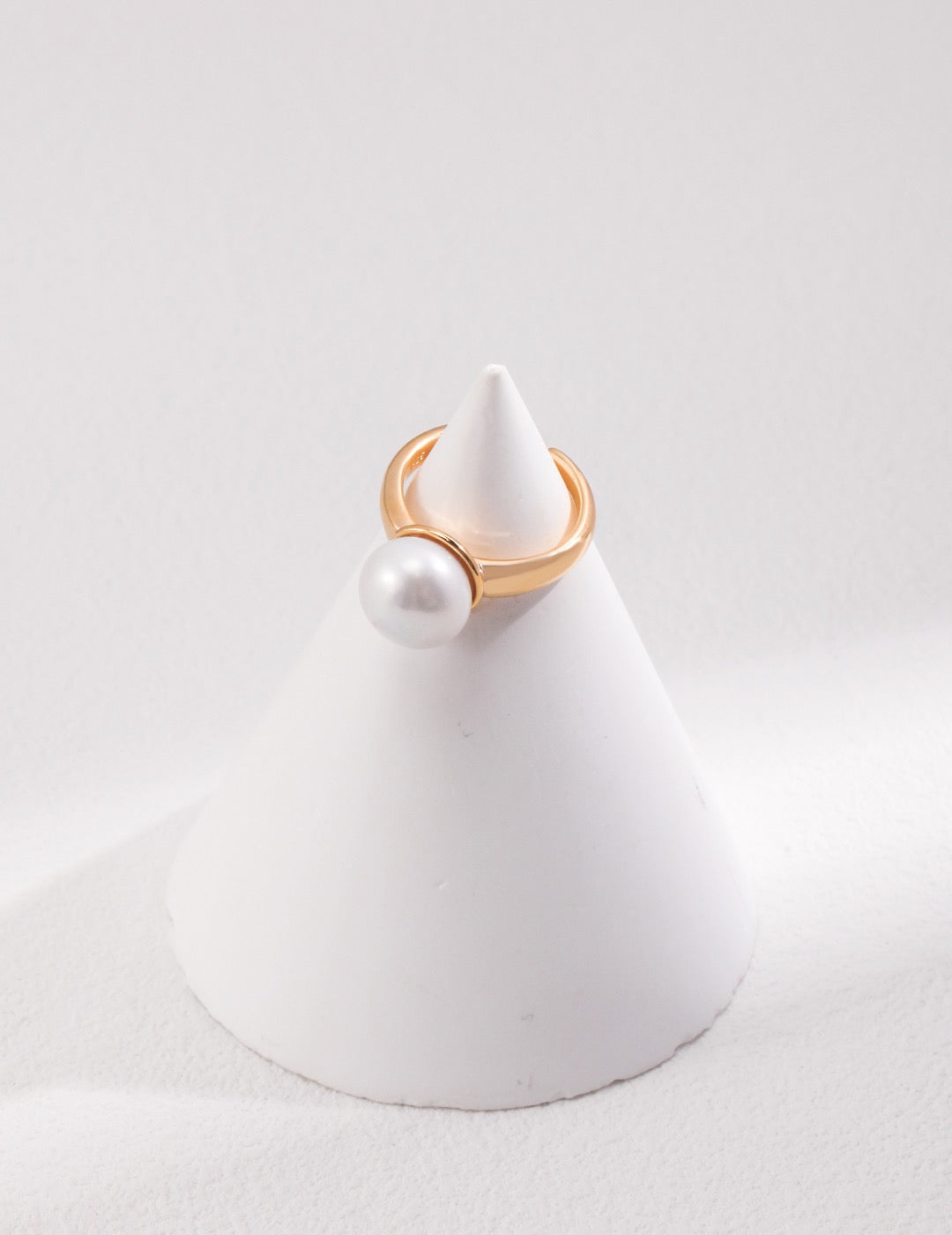 SIMPLE PEARL SILVER RING